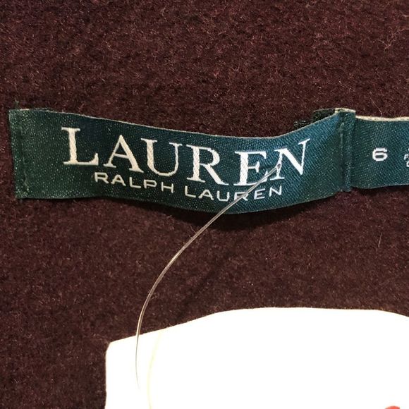 RALPH LAUREN Wine Wool Equestrian Riding Blazer Longer Coat Sz 6 NWOT - Picture 4 of 16